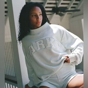 PARKE Bridal Varsity Mockneck
Something Blue + White / limited edition